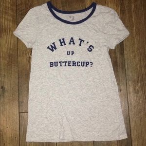 Gap gray and blue graphic tee